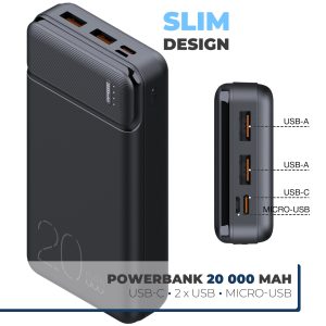 Batterie externe (PowerBank) 20 000mA